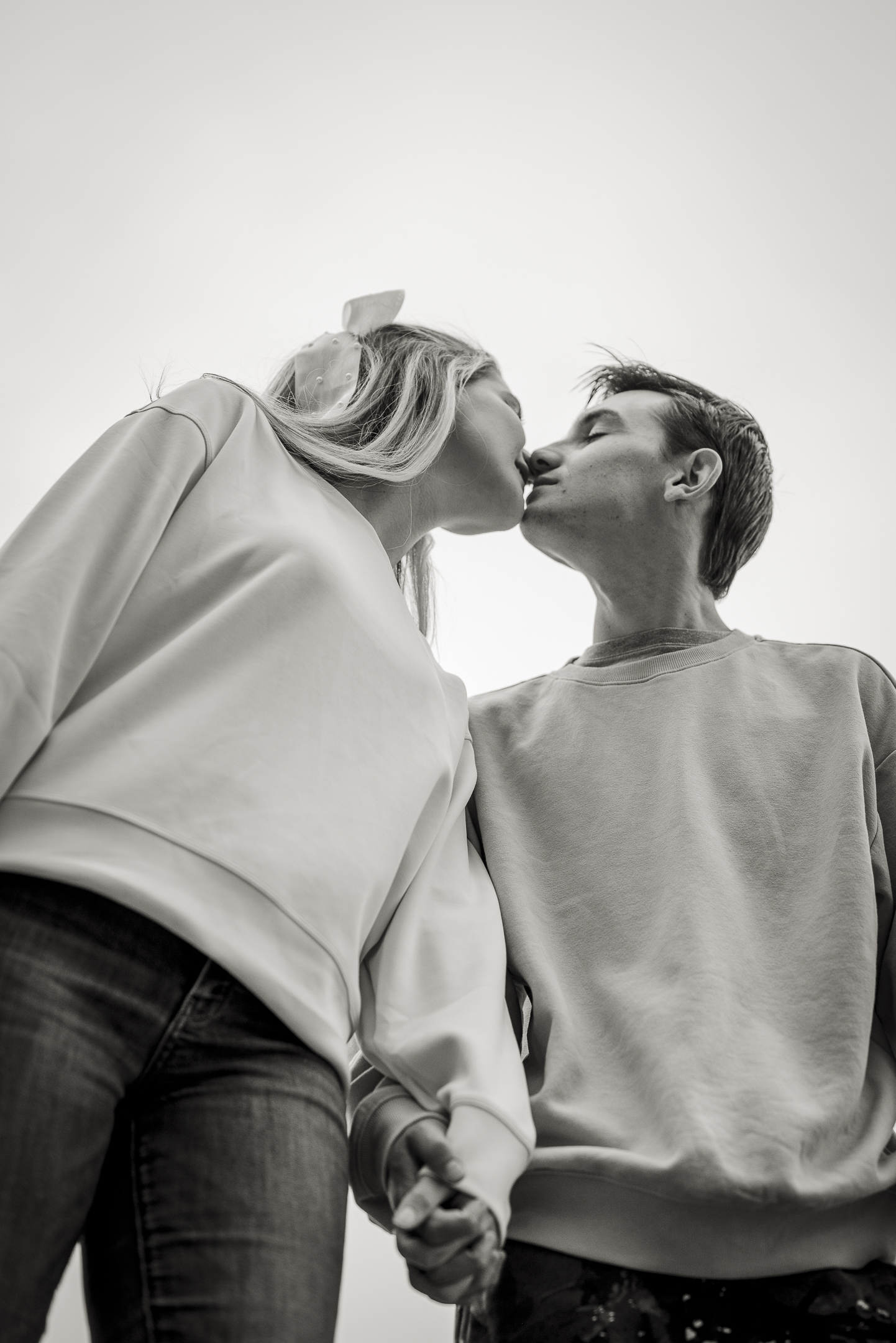 Engagement couple portrait at the Salt River, Arizona