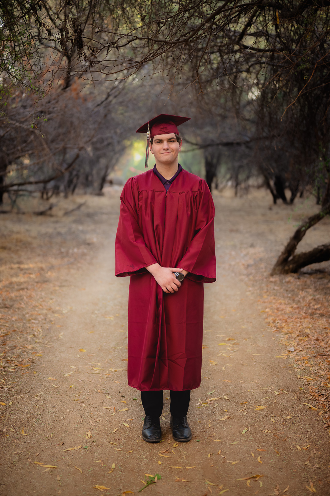 Senior portrait at Hassayampa River Preserve Arizona