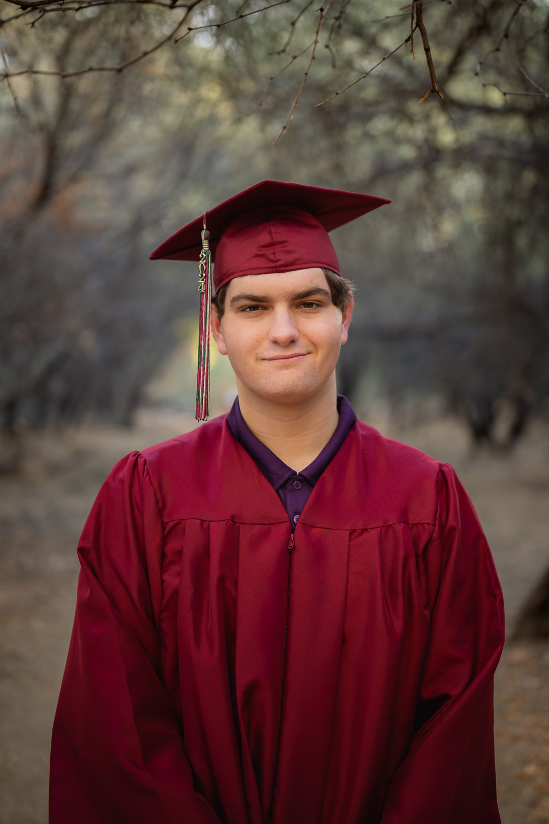 Senior portrait at Hassayampa River Preserve Arizona