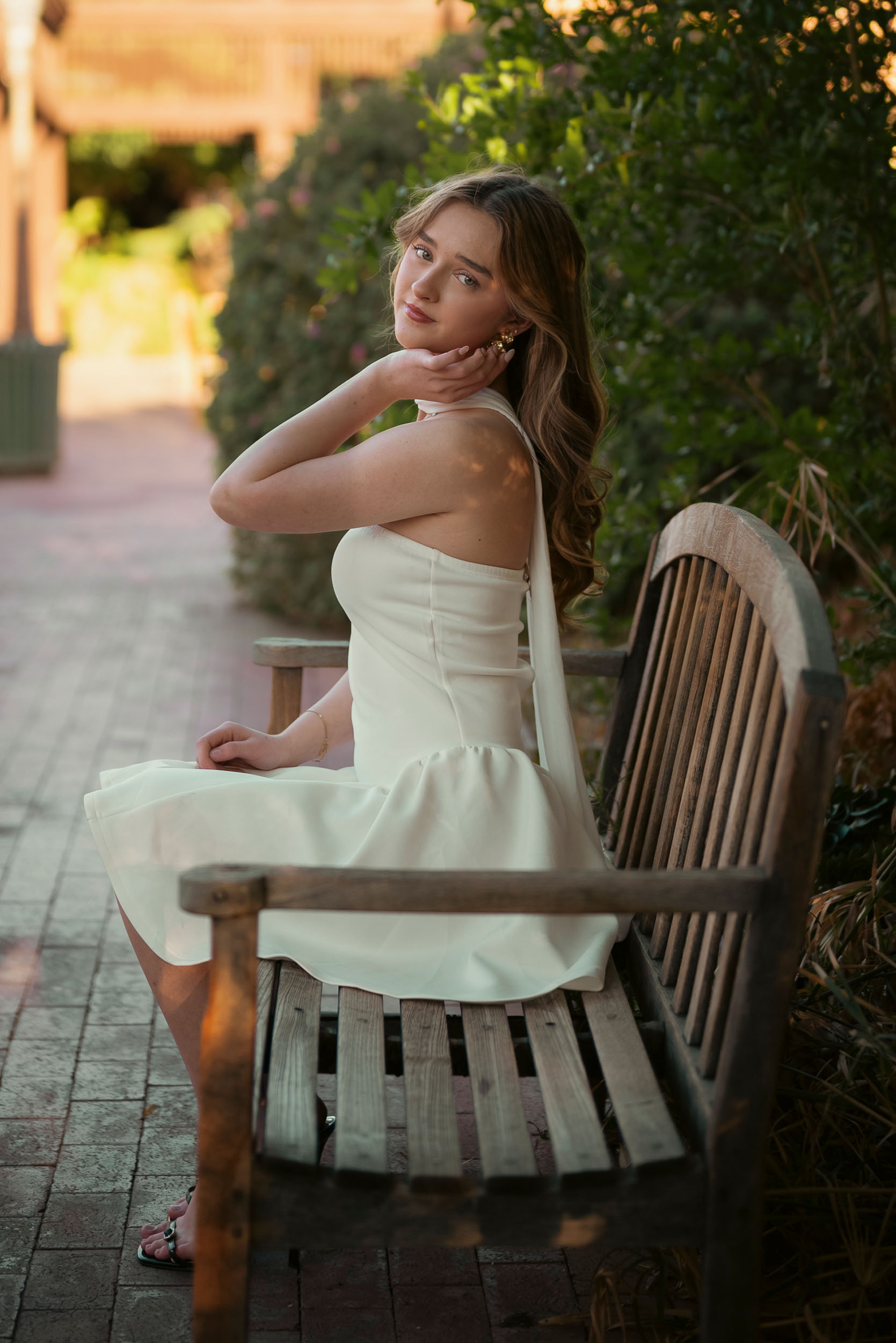 Senior portrait at Heritage Square Phoenix Arizona.