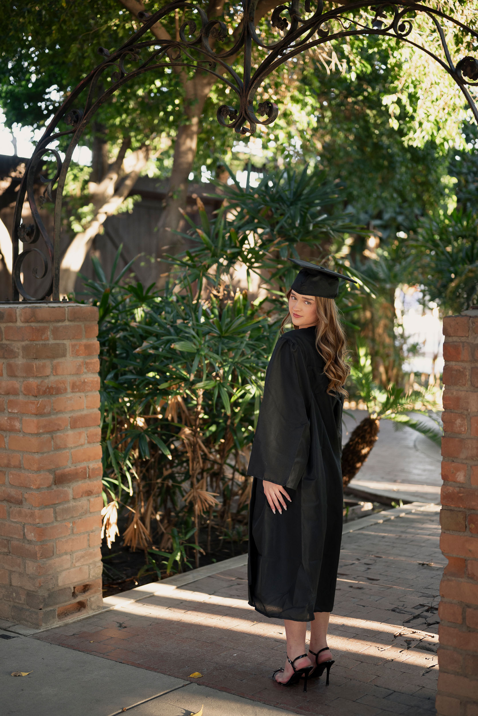 Senior portrait at Heritage Square Phoenix Arizona.