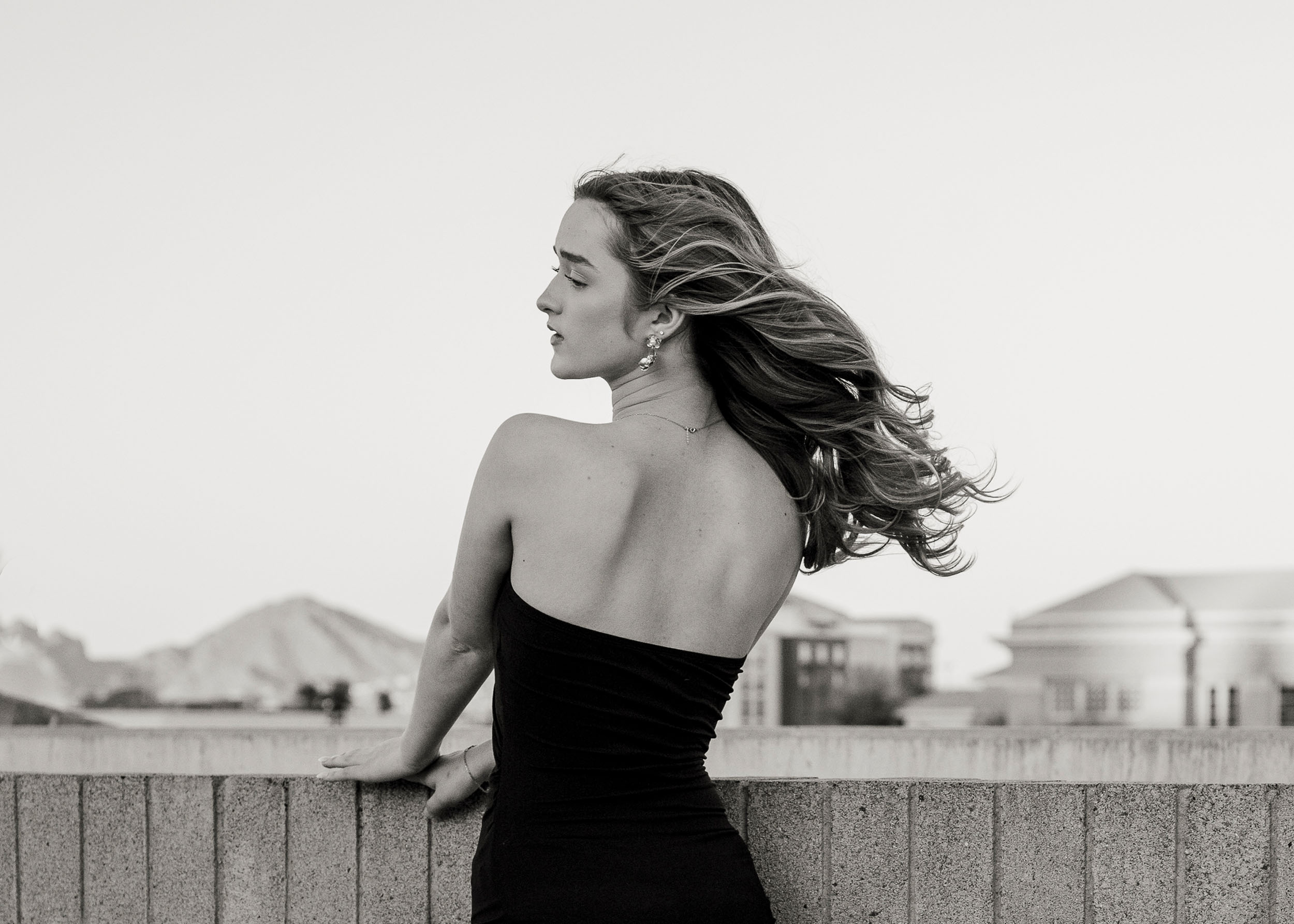 Senior portrait at Heritage Square Phoenix Arizona.
