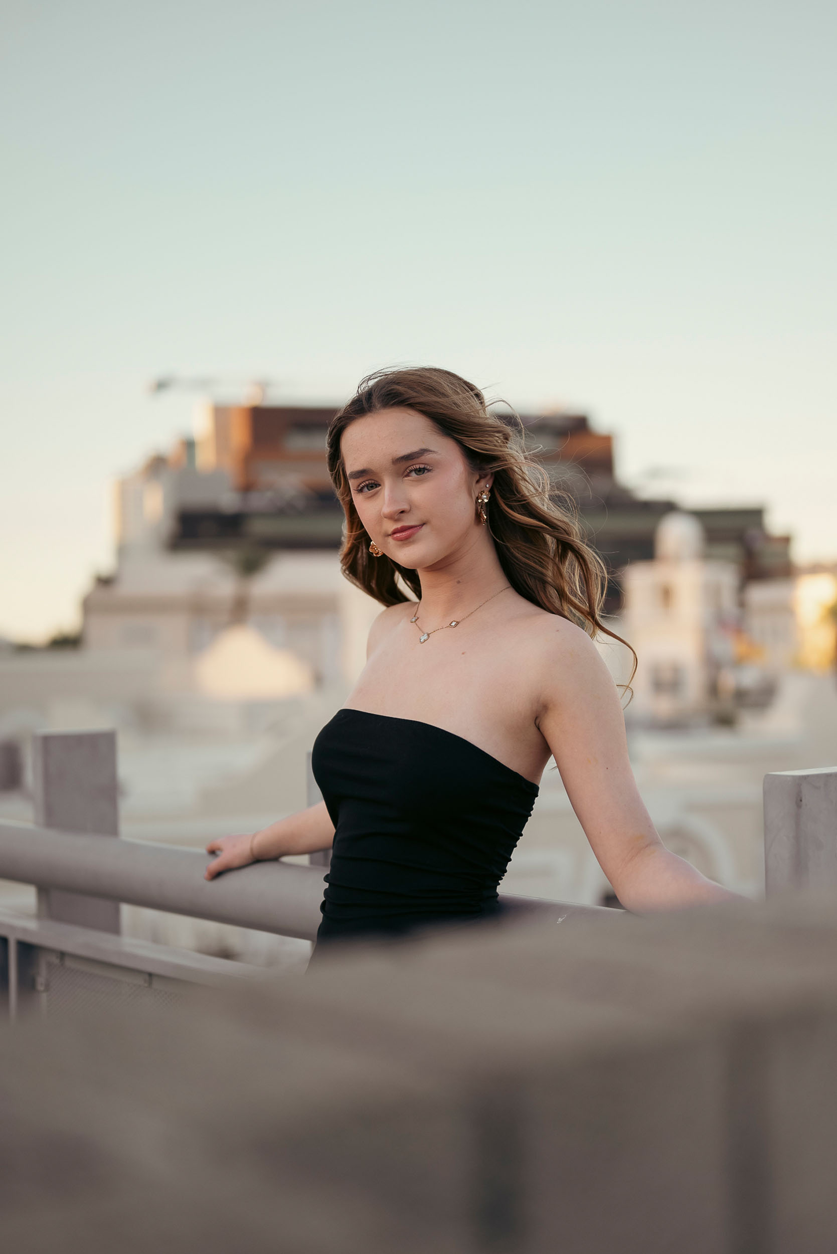 Senior portrait at Heritage Square Phoenix Arizona.