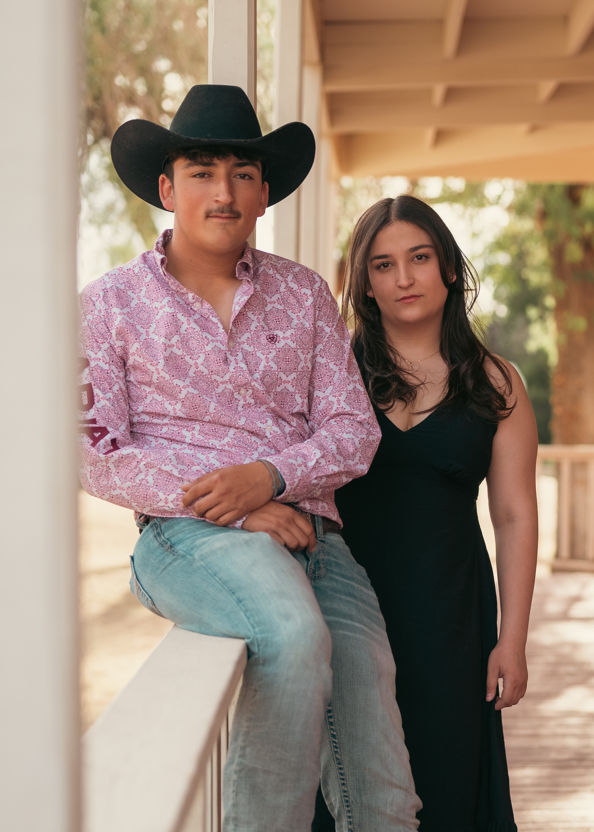 Senior Portrait session at Sahuaro Ranch Arizona.