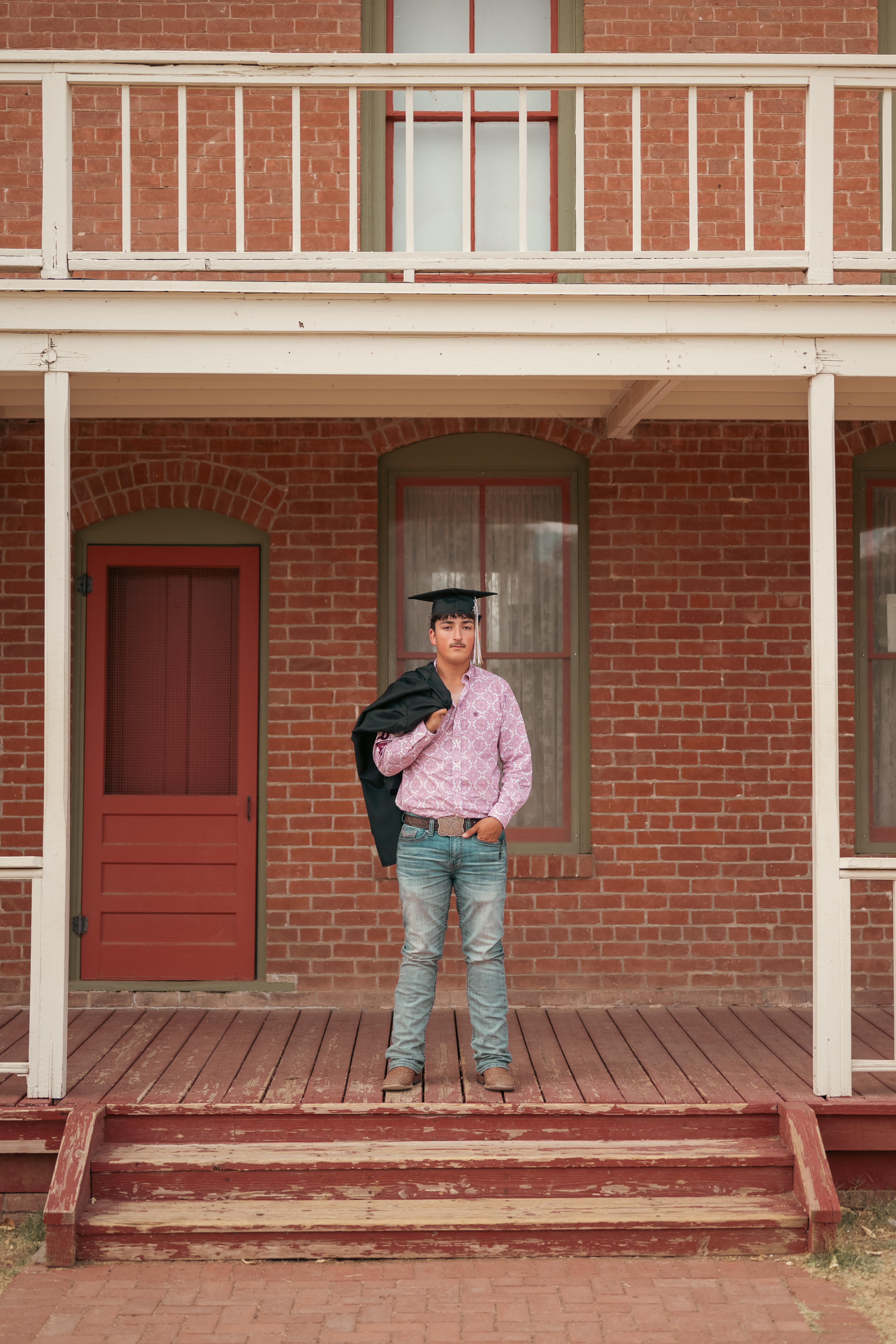 Senior Portrait session at Sahuaro Ranch Arizona.