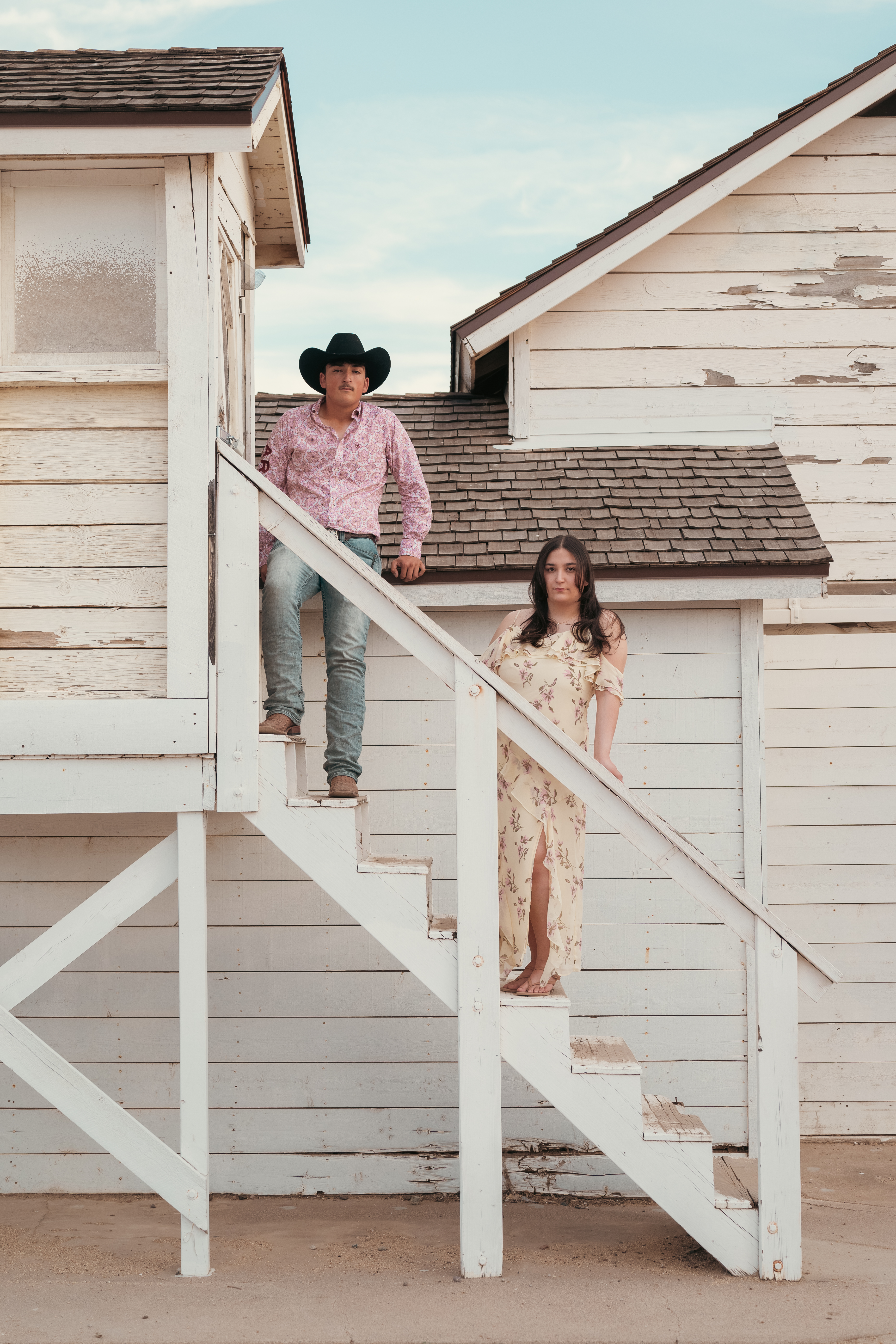 Senior Portrait session at Sahuaro Ranch Arizona.