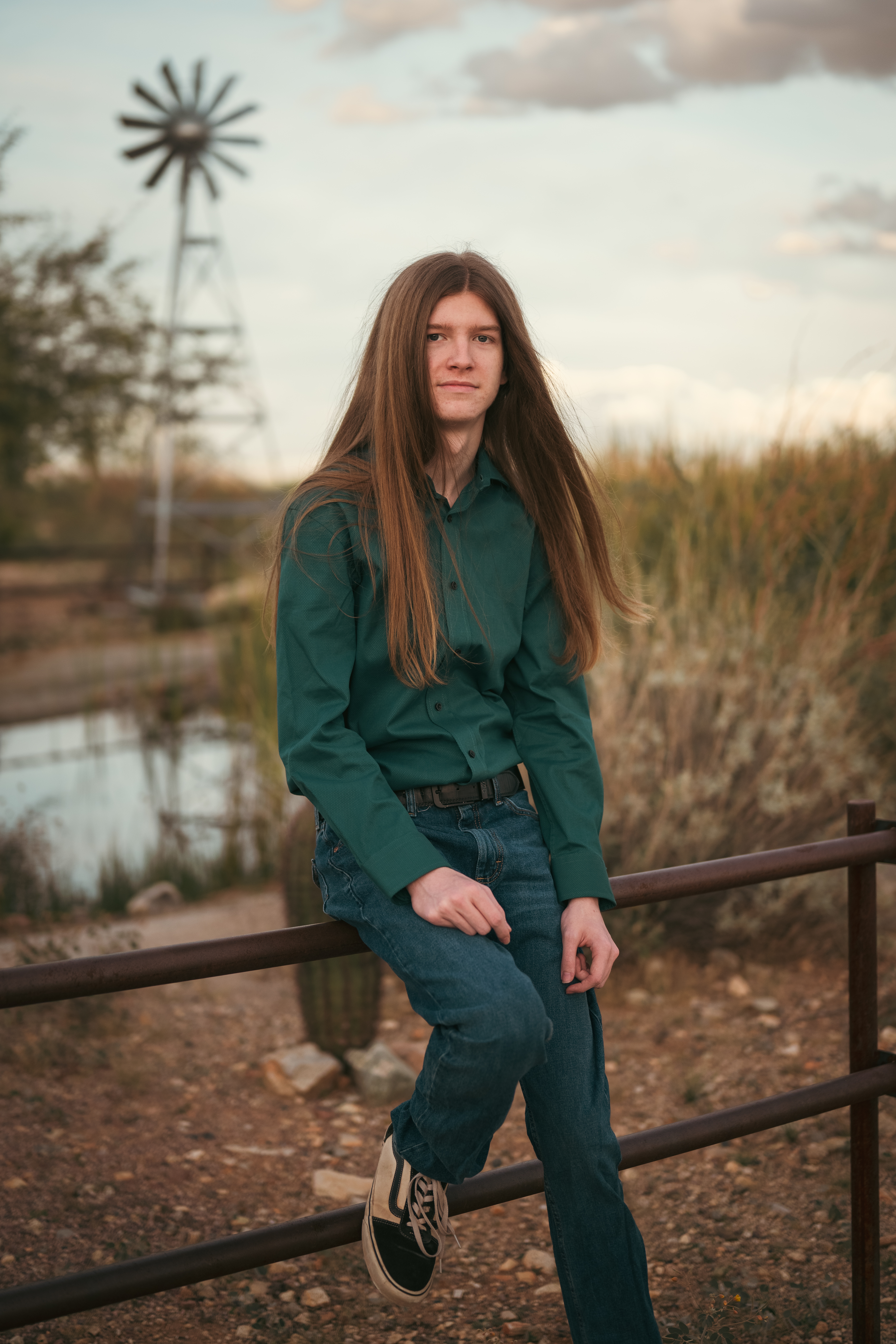 Senior Portrait session at White Tank Mountain Regional Park Arizona.