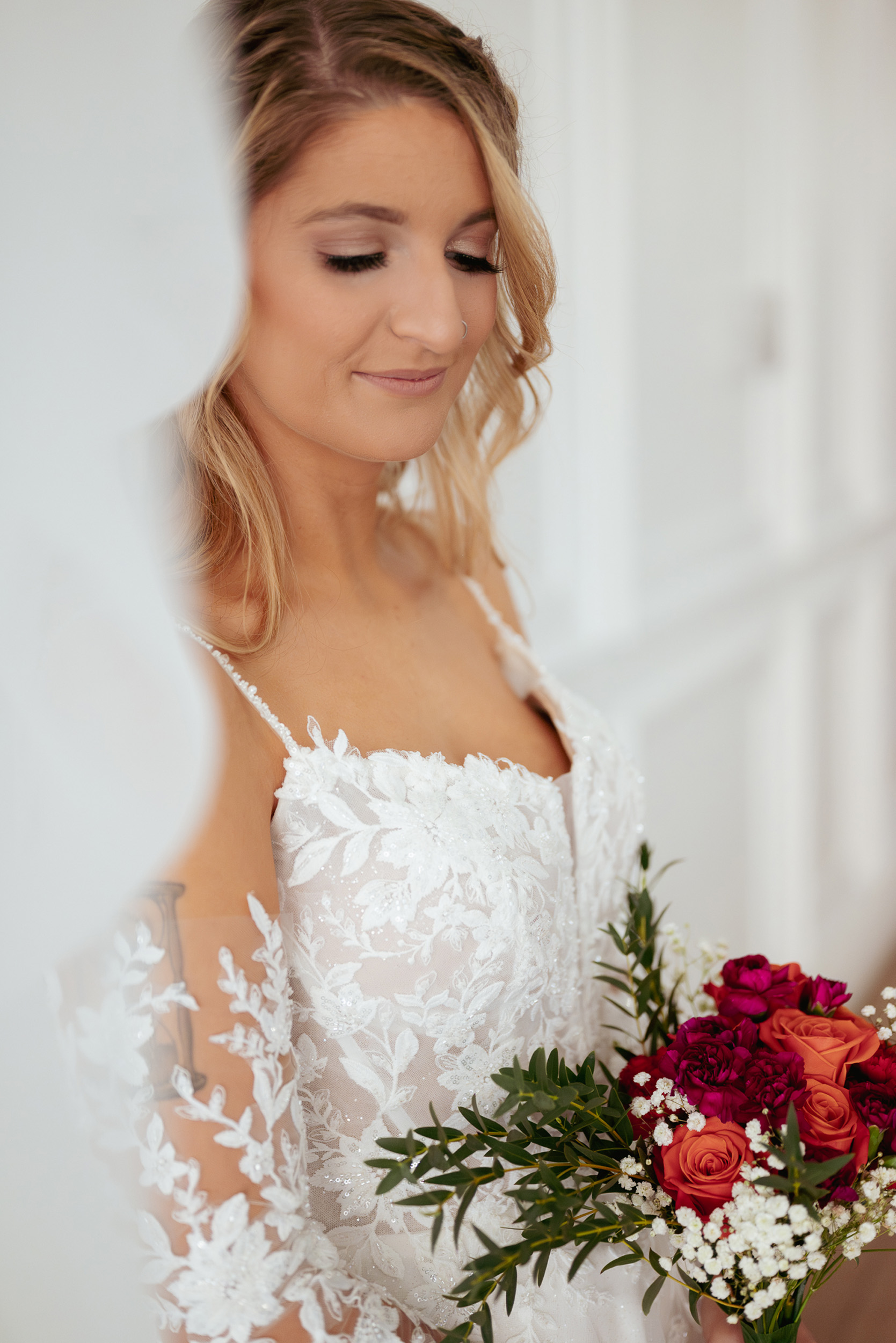 Bridal portrait wedding day at Tre Bella Mesa Arizona.