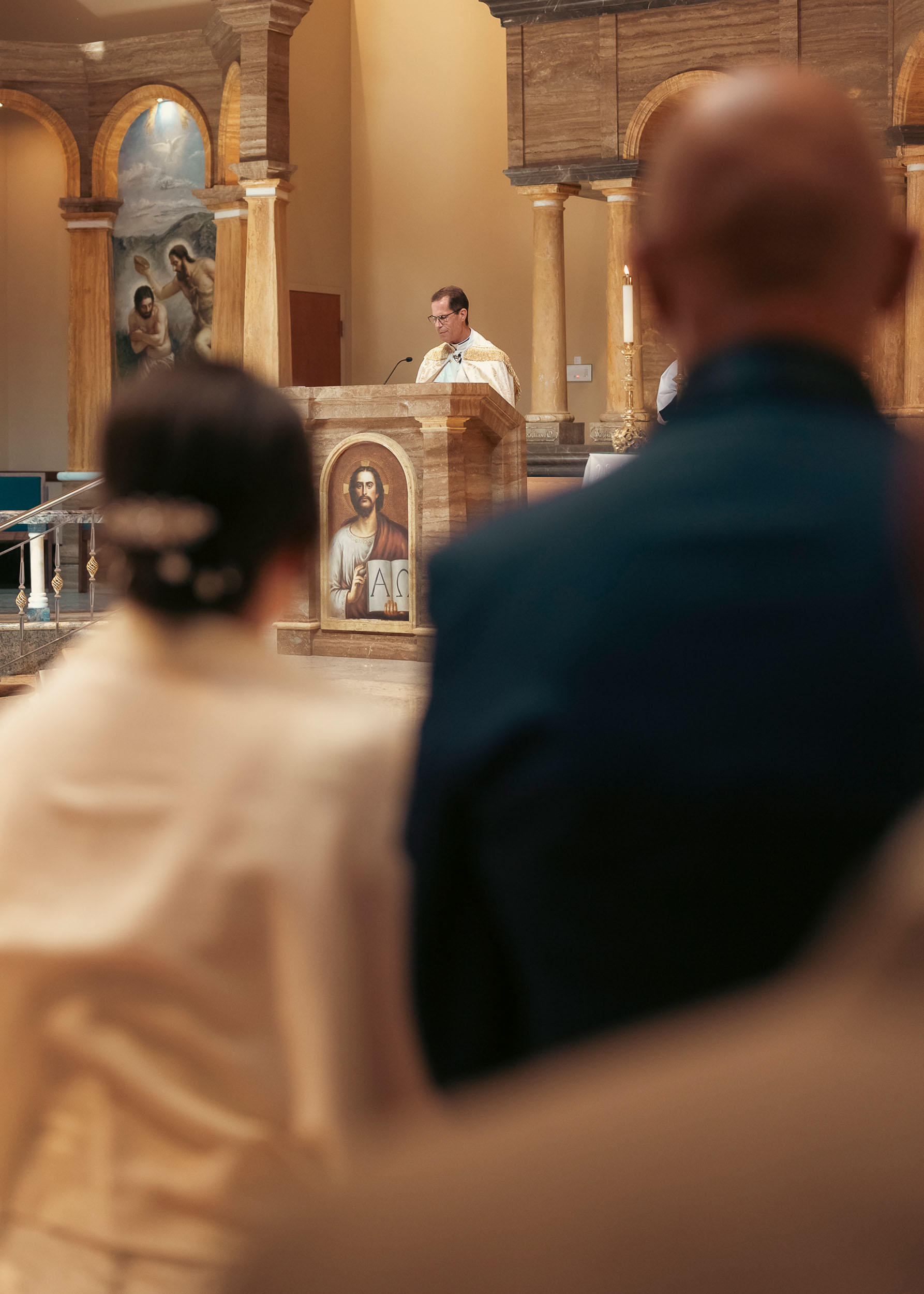 Wedding at St. Clare of Assisi Catholic church Surprise, AZ