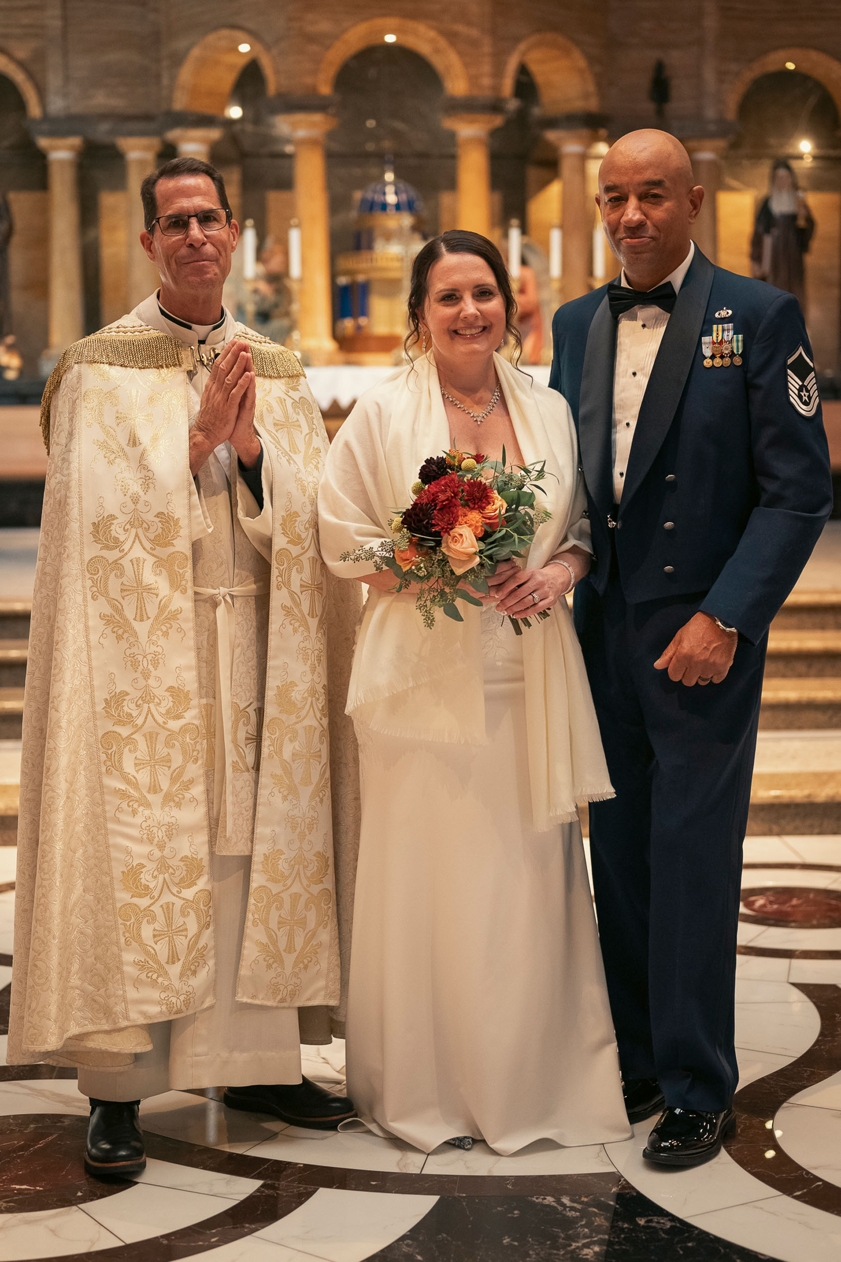 Wedding at St. Clare of Assisi Catholic church Surprise, AZ