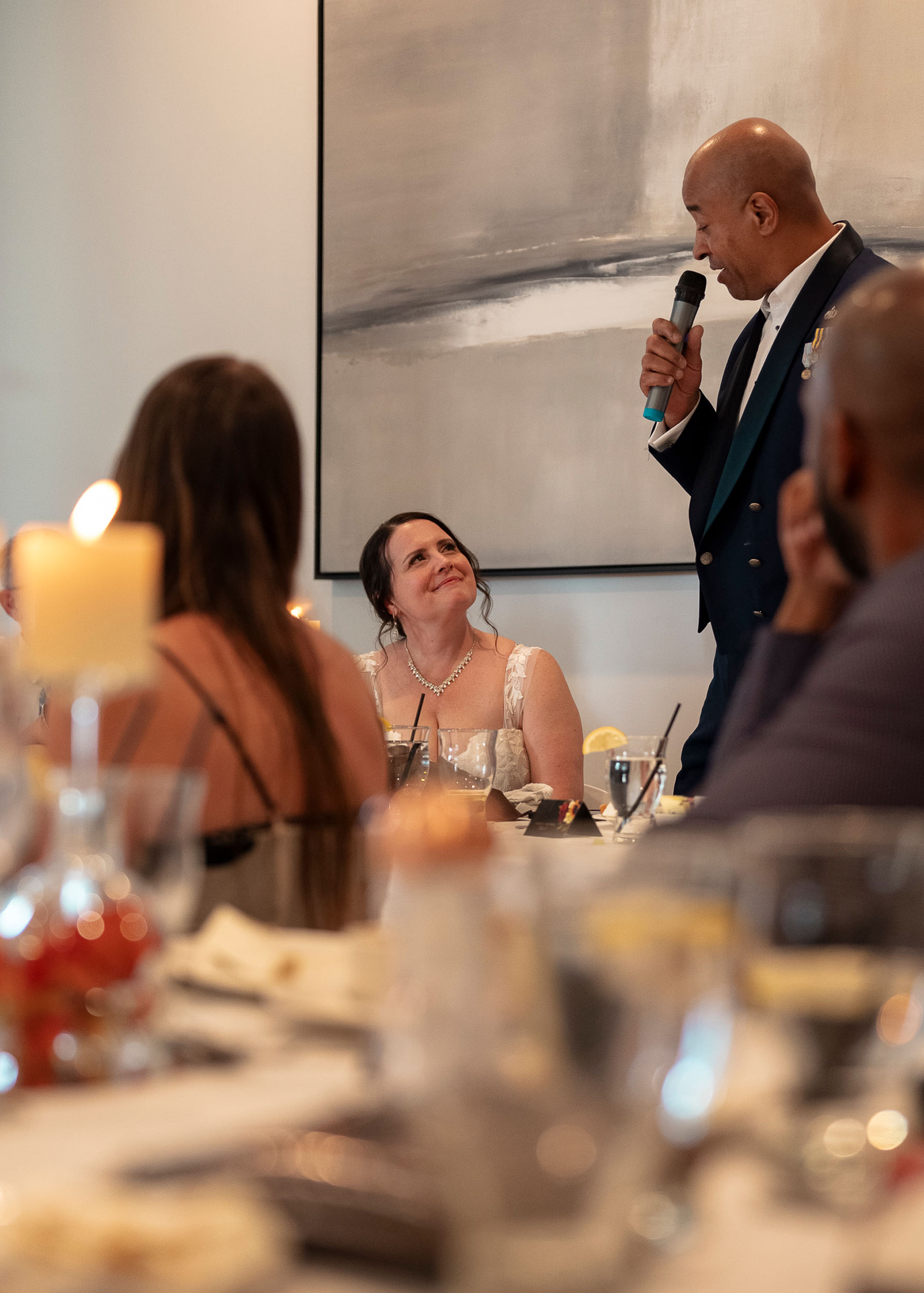 Wedding reception speech at Copper + Rye Sterling Grove Surprise, Arizona
