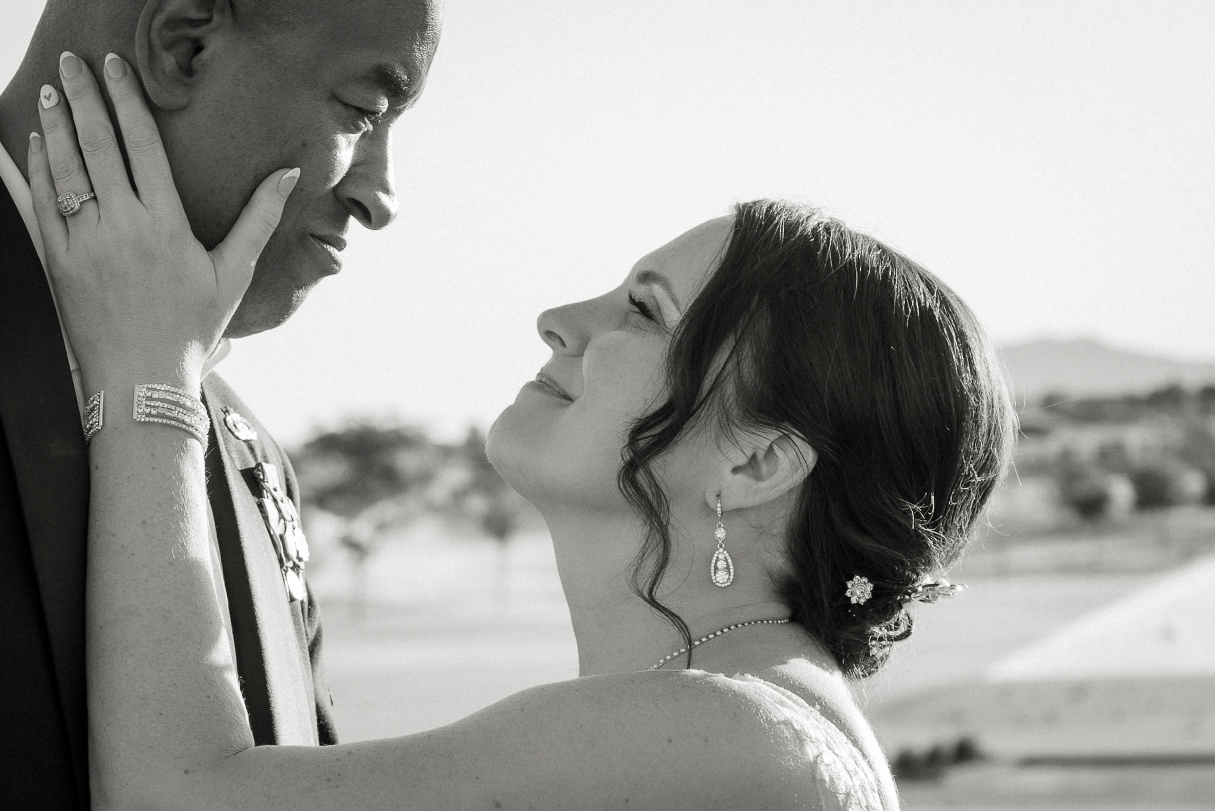 Bride and groom portraits at Sterling Grove Copper + Rye wedding reception