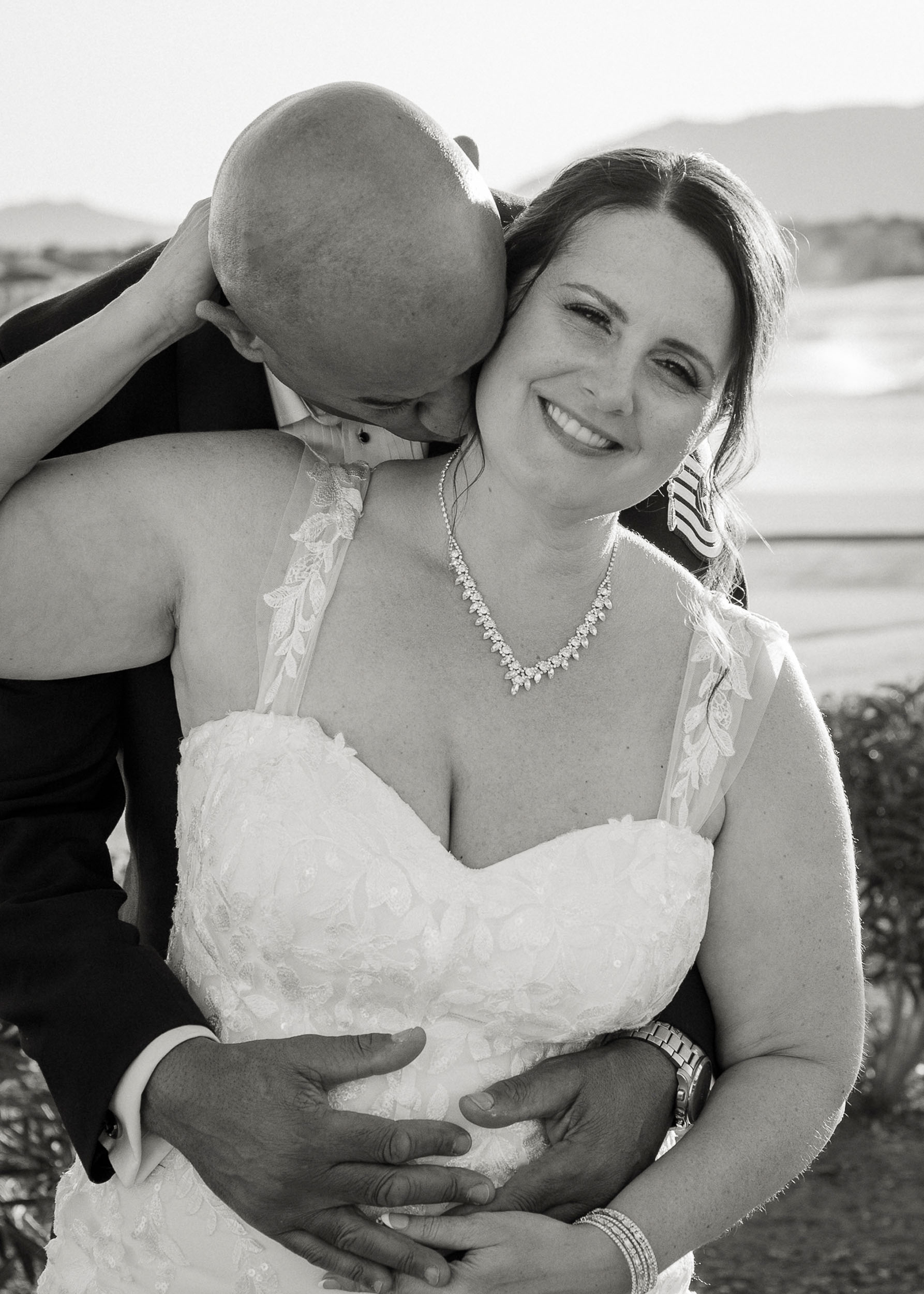 Bride and groom portraits at Sterling Grove Copper + Rye wedding reception
