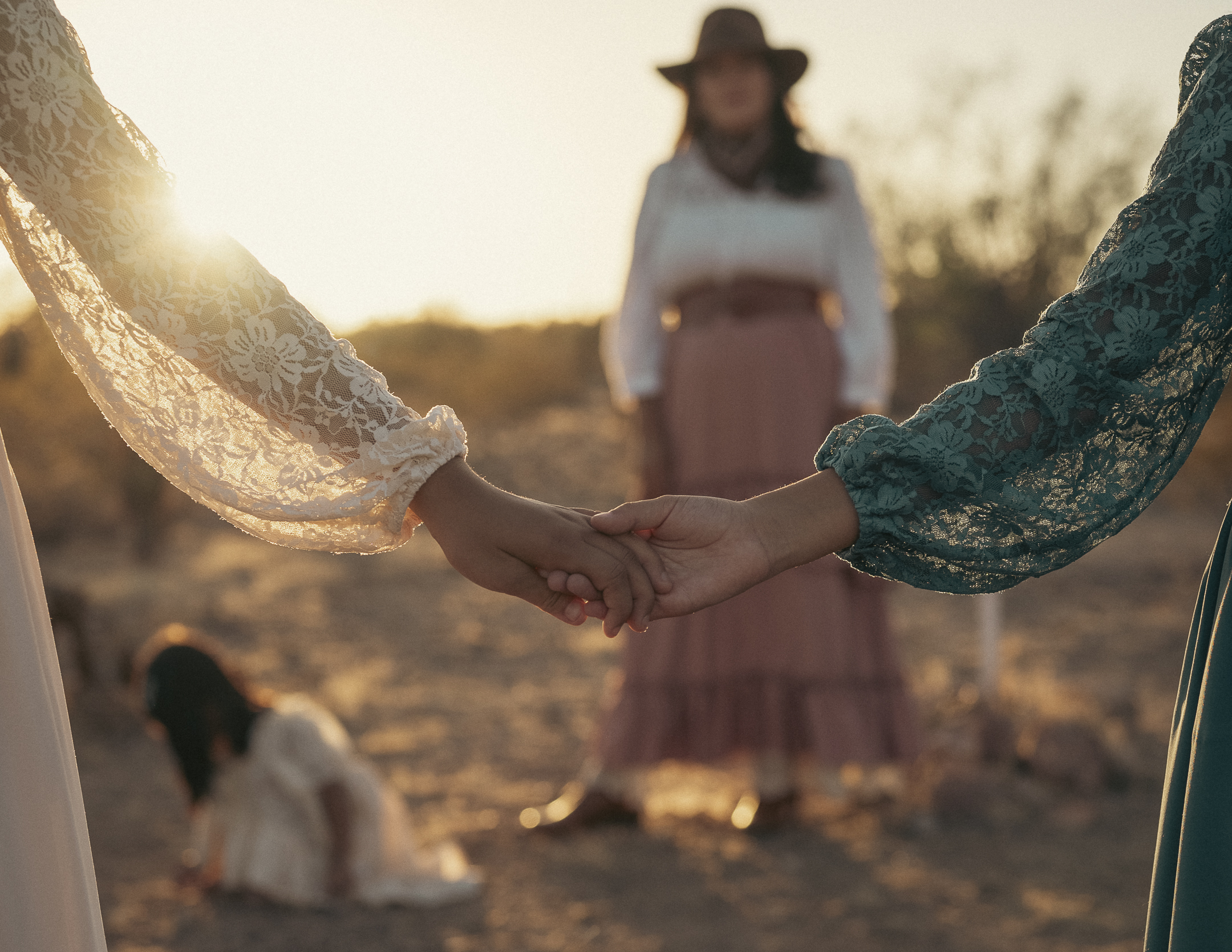 Creative Desert Family Portraits in Wickenburg Arizona.