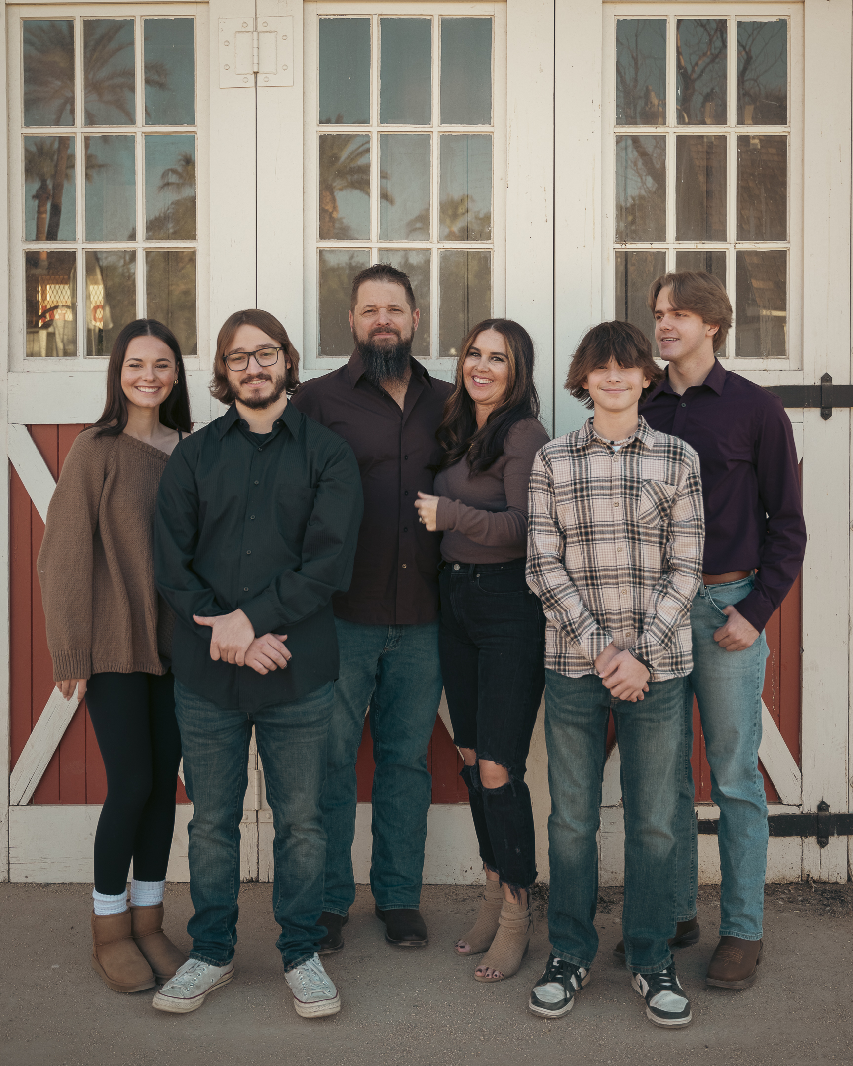 Family Portraits at Sahuaro Ranch Glendale, Arizona.