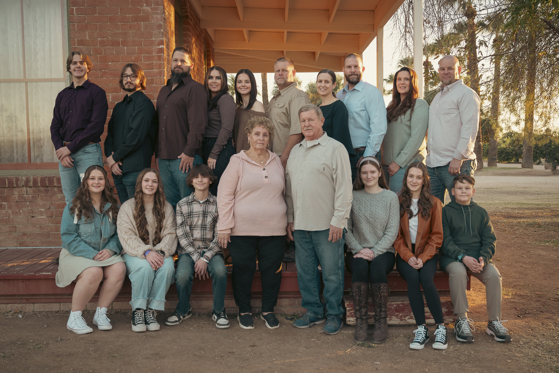 Family Portraits at Sahuaro Ranch Glendale, Arizona.