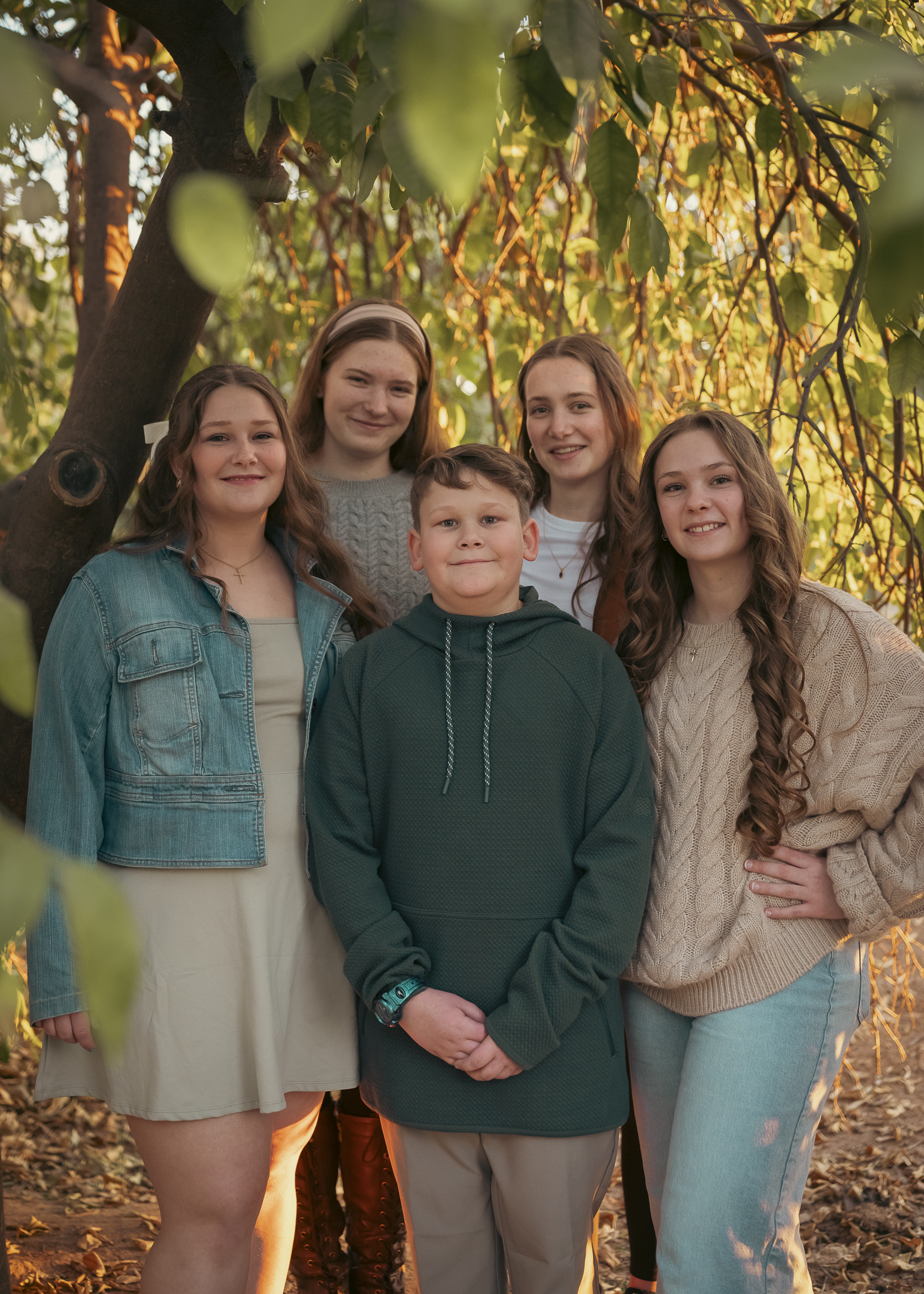 Family Portraits at Sahuaro Ranch Glendale, Arizona.