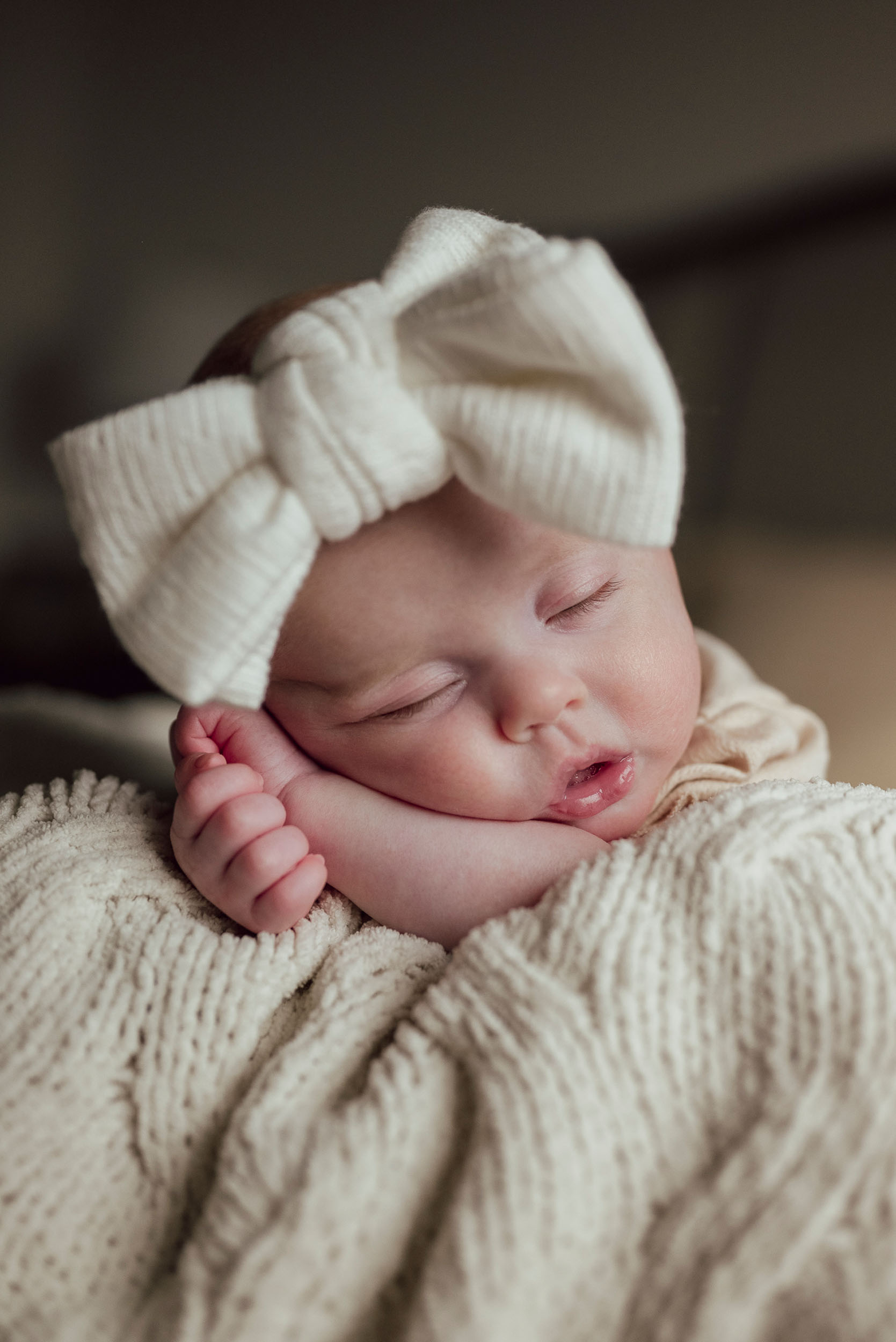 Newborn lifestyle portrait photography