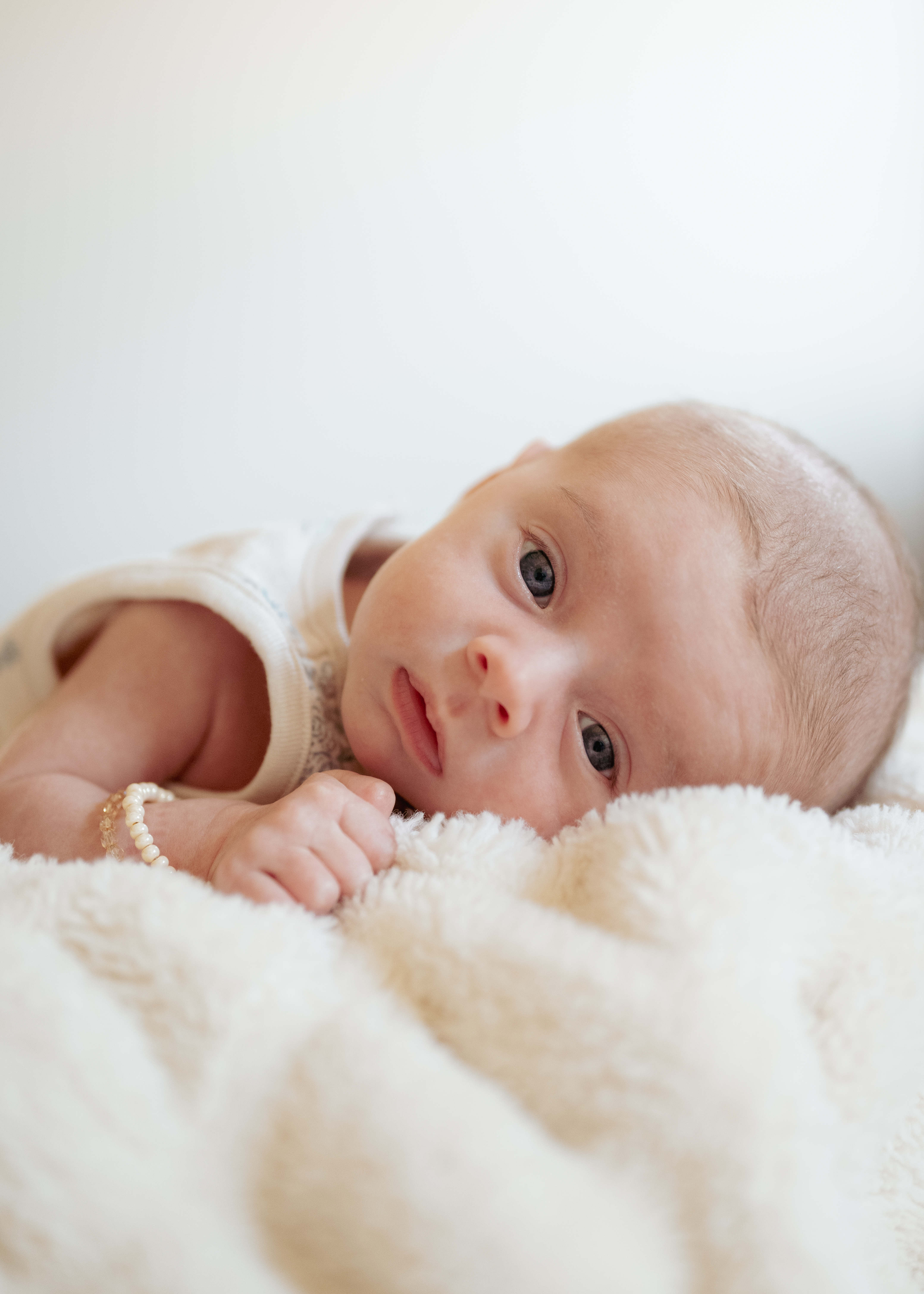 Newborn baby Lifestyle Portrait.